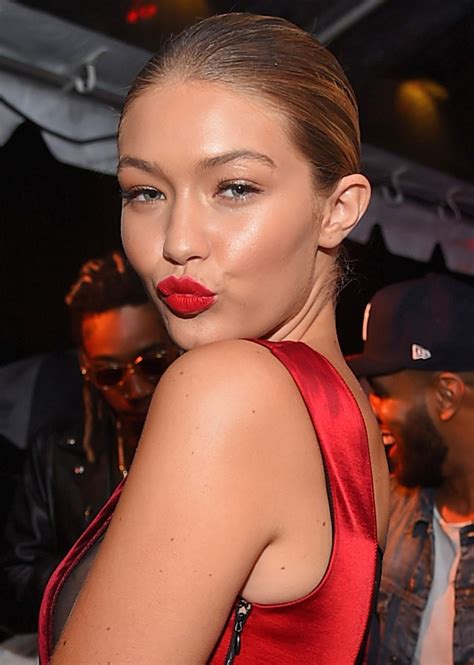 Gigi Hadids 12 Best Red Lipstick Looks Ever Stylecaster