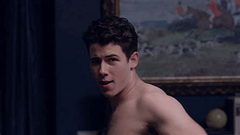 When He Licks His Lips In Anticipation Hot Pictures Of Nick Jonas On Scream Queens Popsugar