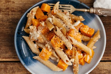 Penne Integrali Al Forno Con Zucca Gorgonzola E Noci