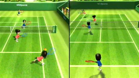 Let S Play Wii Sports Co Op Part Tennis Youtube