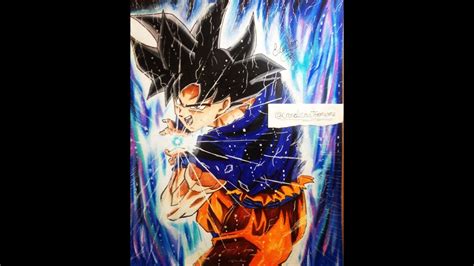 This could be goku's great ape power form, like broly's form in the film. Speed Drawing - Goku Ultra Instinct KAMEHAMEHA [DRAGON ...