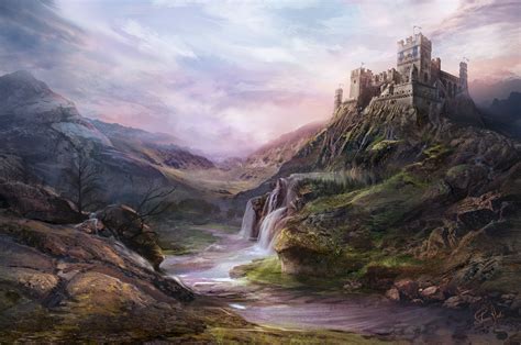 Fantasy Landscape By Shauni Raven Rimaginarycastles