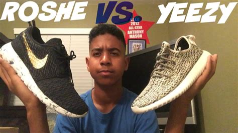 Sneaker Comparison Nike Roshe Run Vs Adidas Yeezy Boost 350 Youtube