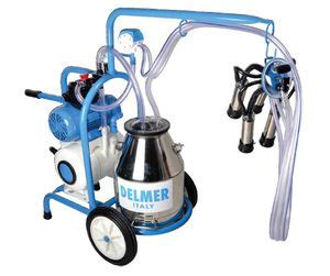 Cow Milking Machine ELECTRIC MILKING MACHINES FOR COWS GOATS SHEEP BUFFALO Delmer SRL