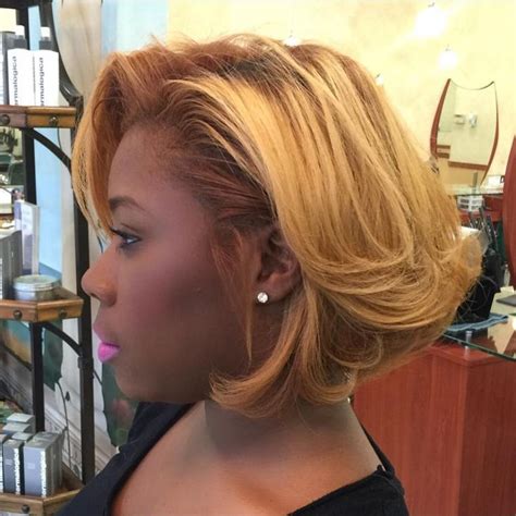 60 Showiest Bob Haircuts For Black Women Blonde Bob Hairstyles Honey