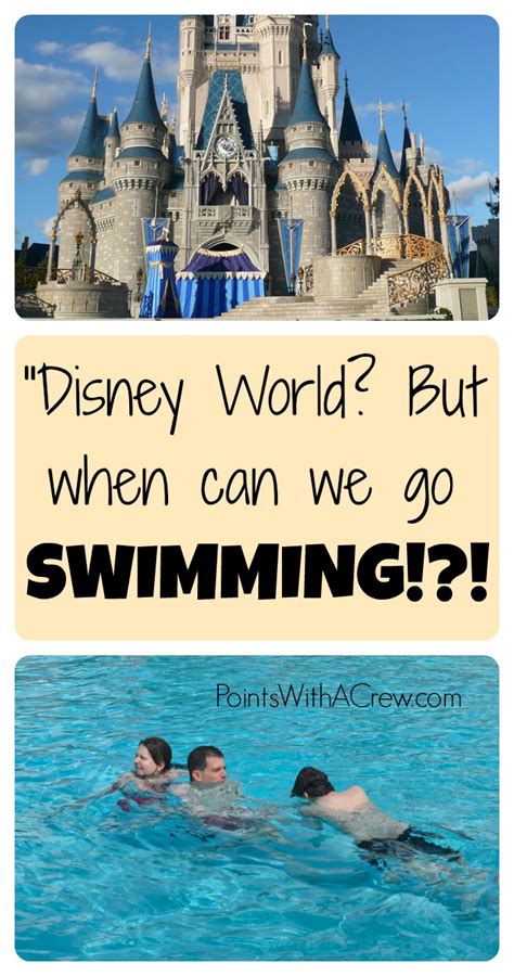 Your credit card rewards options are almost endless. Disney World? Yeah but when can we go SWIMMING?!? - Points with a Crew