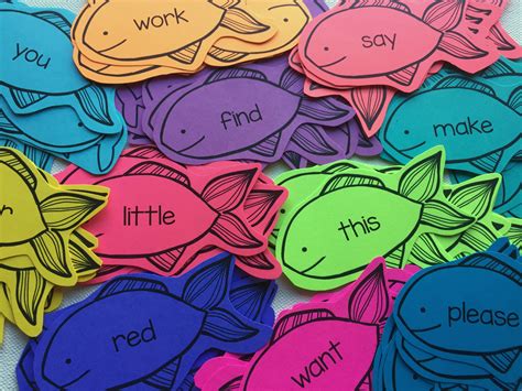 Colorize Your Classroom With Editable Sight Word Fishing Fun A