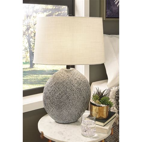 Signature Design By Ashley Lamps Casual Harif Beige Table Lamp Find