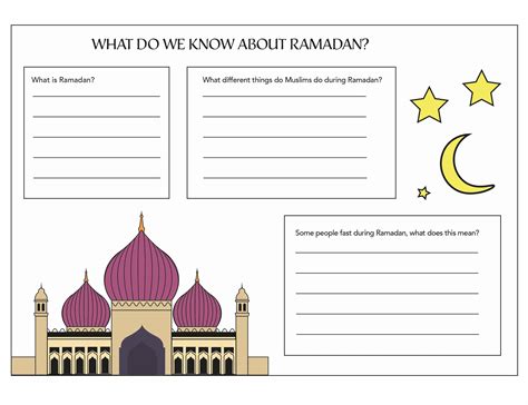 Printables Ramadan Worksheet Hp® Singapore