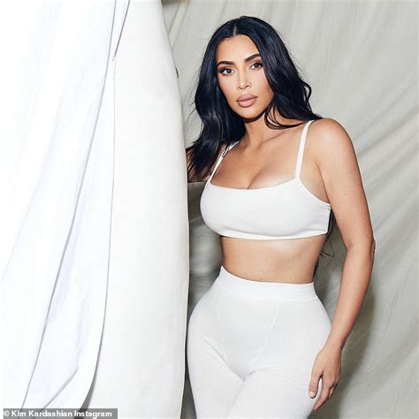 Kim Kardashian Poses In Underwear In Photos Of Nude SKIMS Line Daily Mail Online