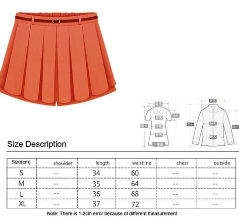 Women Skirt 5 Chart Womens Skirt Skirts Size Chart