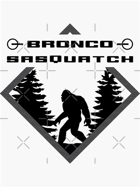 Ford Bronco Sasquatch Sticker For Sale By Iilivinia Redbubble