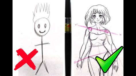 Que Hacer Y No Hacer Al Dibujar Cuerpo Completo Femenino Sencillos Pasos Youtube