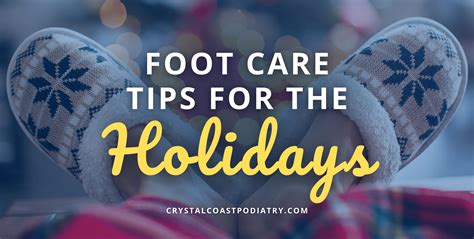 Foot Care Tips For The Holidays Instride Crystal Coast Podiatry