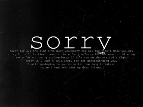 Im Sorry Im Sad Wallpapers Wallpaper Cave