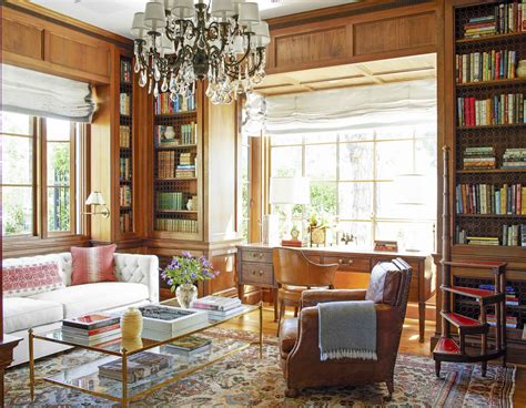 View 34 Traditional Home Library Decorating Ideas