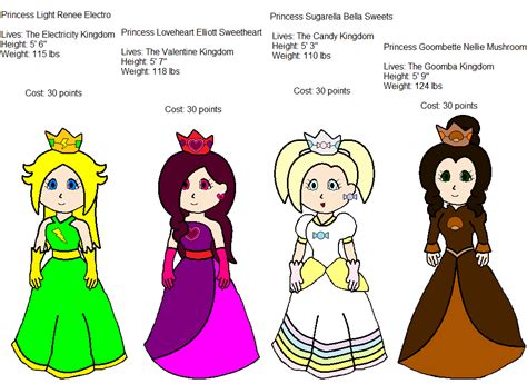 Mario Princess Adoptables 4 Sold Out By Princessahagen On Deviantart