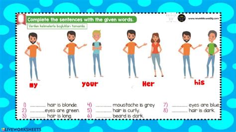 49 My Friends Physical Appearance Worksheet 7 Interactive