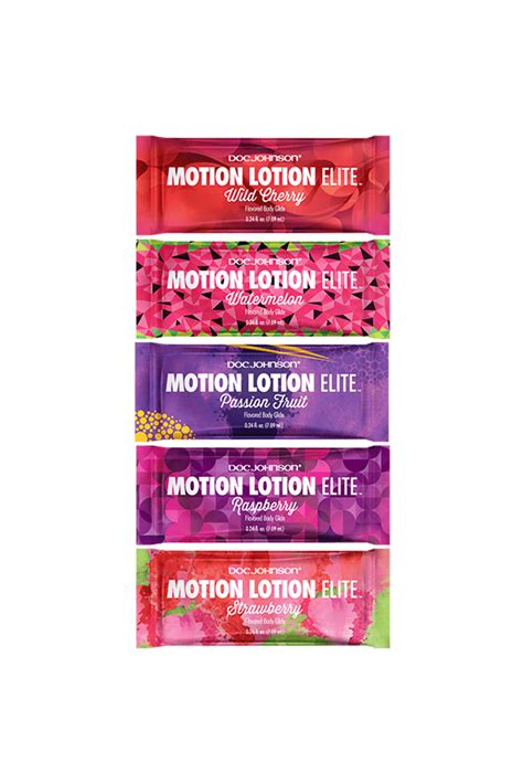 doc johnson motion lotion elite flavoured lubricant singles asso stag shop