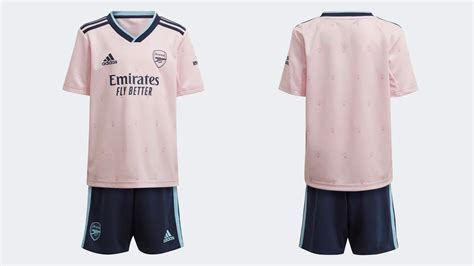 Arsenal And Adidas Unveil All Pink 2022 23 Third Kit English