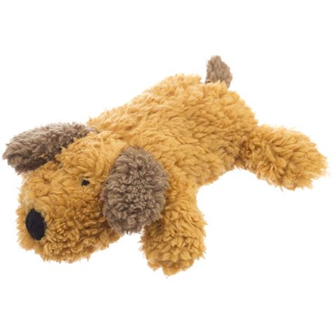Dan Dee Super Soft Squeaky Dog Toy Brown Puppy 65