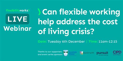 Flexible Working And The Cost Of Living Crisis Flexibility Works Live