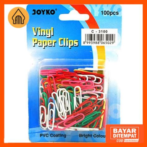 Jual Paper Clip Pembatas Kertas Warna Warni Isi Pcs Joyko Shopee Indonesia