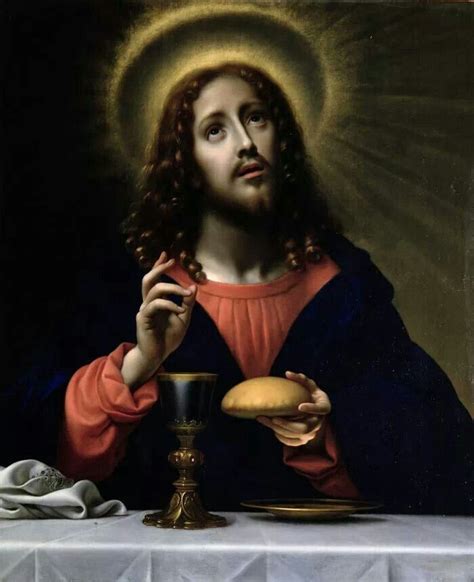 Jesus The Institution Of The Holy Eucharist Katoliku Pinterest