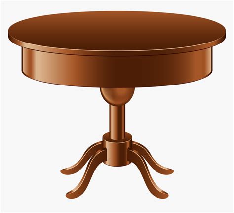Graceful Round Table Clipart 28 Outline 7 Table Clip Art Hd Png