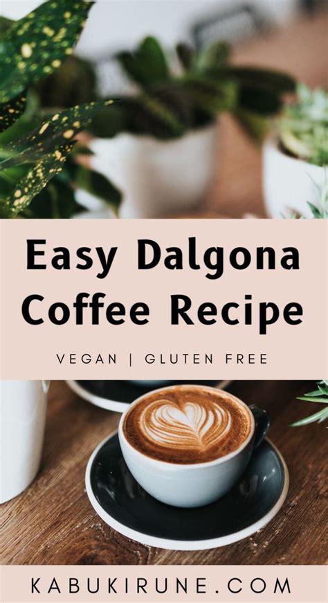 Easy Vegan Dalgona Coffee Recipe Coffee Recipes Recipes Vegan