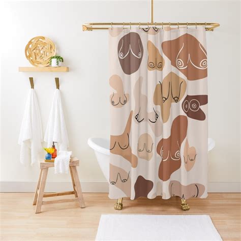 black girl magic boobs shower curtain feminist shower curtain etsy