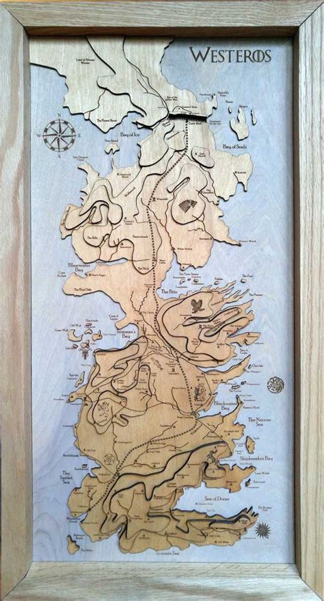 I Made A 3d Topographic Map Of Westeros From Game Of Thrones Imgur