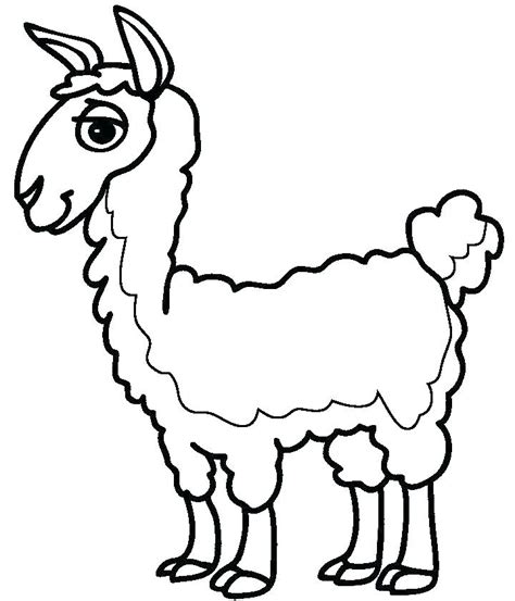 Llama Coloring Pages Best Coloring Pages For Kids