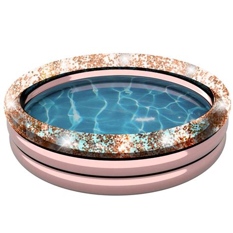 Pool Candy Glitter Sunning Pool Deluxe Pool With Rose Gold Glitter