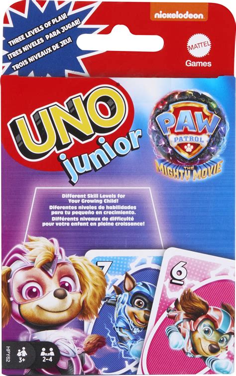 Buy Mattel Games Uno Junior Paw Patrol The Mighty Movie Kids Card Game