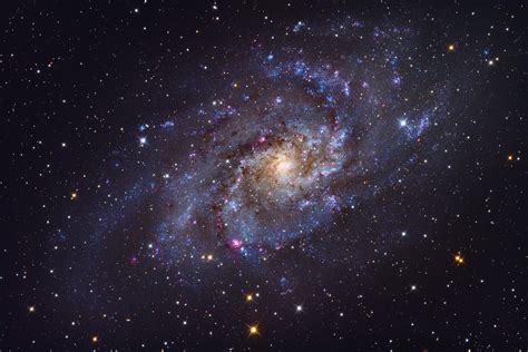 M33 Triangulum Galaxy Is About 3 Million Light Years Away From Earth
