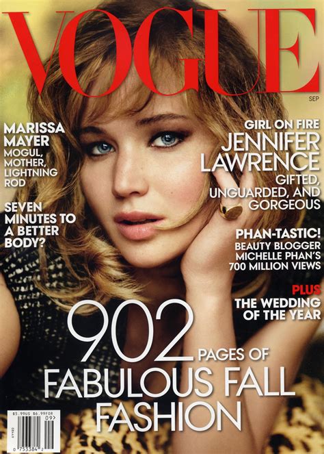 Jennifer Lawrence Jennifer Aniston Michelle Phan Vogue Magazine