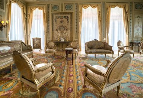 Interior Of Villa Ephrussi De Rothschild Nice France Stock Photo