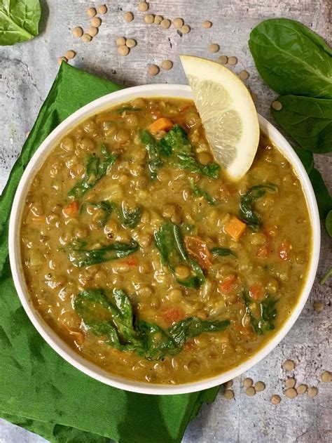 Best Instant Pot Lentil Soup Indian Veggie Delight