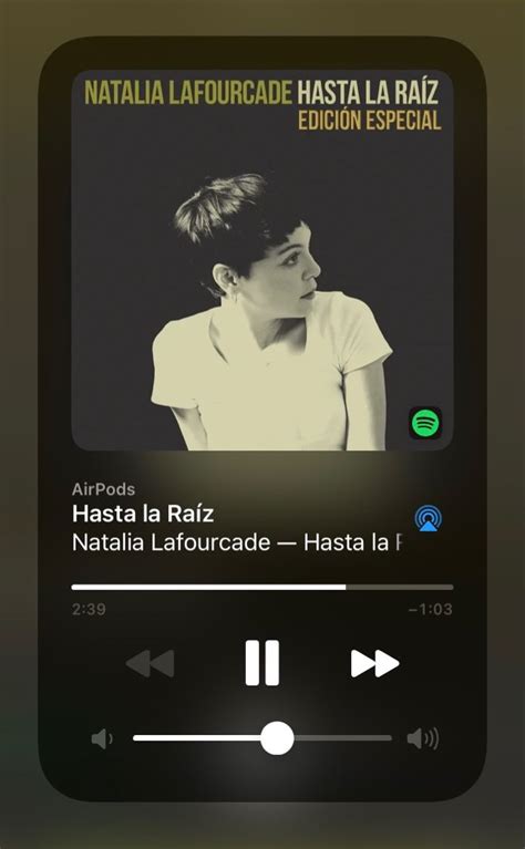 Pin De 💫˖ 李婕 ɞ˚ En Music🎧 Hasta La Raiz Natalia Canciones Frases