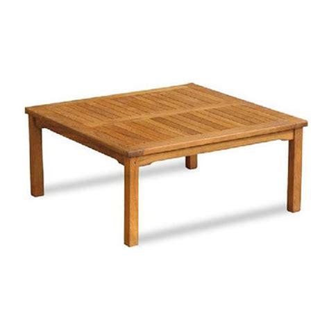 40″ Square Coffee Table Java Teak Furniture Java Teak Outdoor Furniture