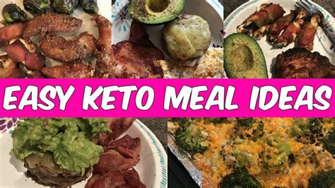 The hard part of starting a keto diet is figuring out exactly which foods are allowed and which foods are off limits, especially if you want to focus on whole foods. EASY KETO MEAL IDEAS | Just Taylor - YouTube