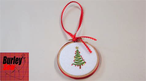 Burley Sew Burley Blog Last Minute Embroidery Hoop Christmas