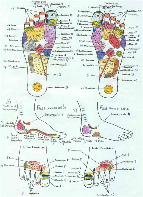 Fußreflexzonen Massage Durchblutung