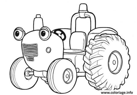 Tracteur Coloriage Imprimer Remorque Dessin Avec Colorier Tractor