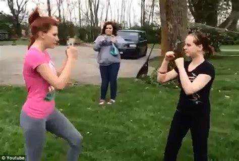 girl on girl fight video shows 16 year old hit on head with shovel daily mail online