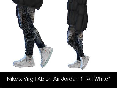 Streetwear For Sims 4 Hypesim Nike X Virgil Abloh Air Jordan 1 All