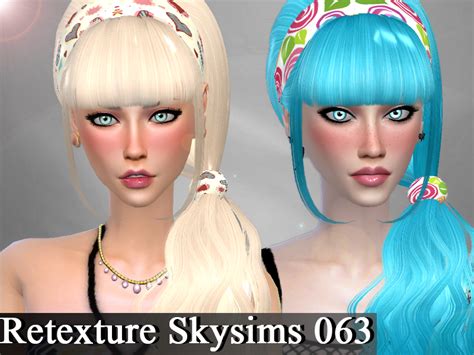 The Sims Resource Retexture Hair Skysims 063