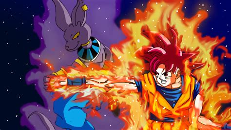 Ssgod Vs Beerus W Aura By Thedoctorccrapple On Deviantart