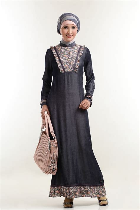 Model Baju Gamis Batik Terbaru Update Kombinasi Modern Elegan